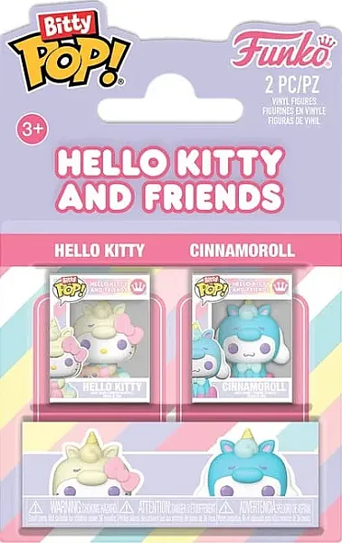 HELLO KITTY AND FRIENDS BITTY POP! VINYL FIGURE 2-PACK HELLO KITTY AND CINNAMOROLL 2.5 CM